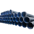 Pibell ddur wedi'i weldio â throellog wedi'i gorchuddio â phlastig